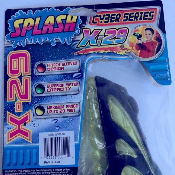 🦋$2 Bundled🦋 NEW Water Gun Toy Cyber Series X-29 - Picture 3 of 9
